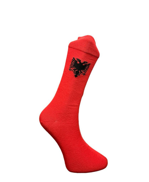 Soxey Albania Socken - Rot/Schwarz