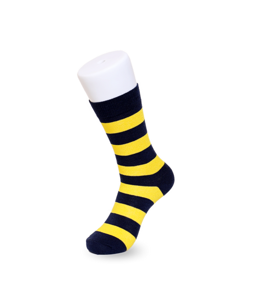 Soxey Rhythm Damen Socken - Schwarz/Gelb