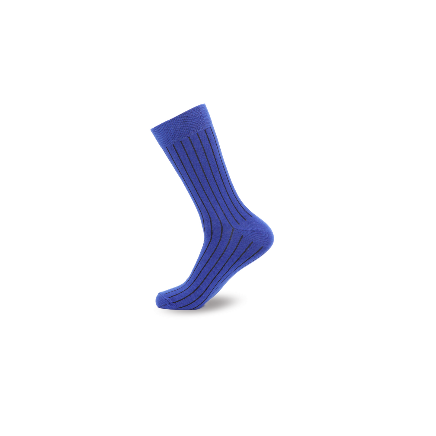Mens Ribbed Socks - Blue - Soxey