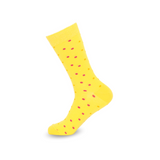 Mens Dots Plain - Yellow - Soxey