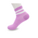 Soxey Double Stripe Damen Socken - Violett/Weiss