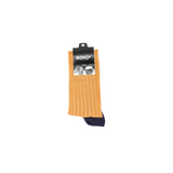 Mens Ribbed Socks - Gold - Soxey
