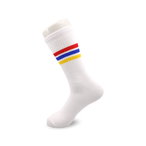 Soxey Tennis Herren Socken - Rot/Blau/Gelb